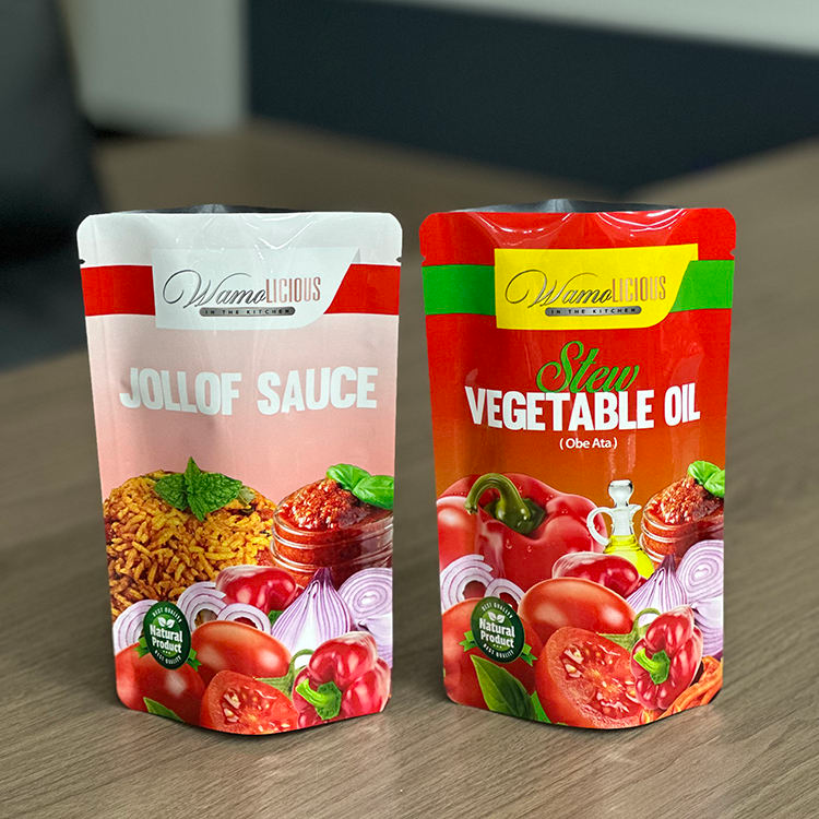 Factory Wholesale Stand up High Temperature Resistant Retort Pouches Food Grade Aluminum Foil Bags for Ready Meals